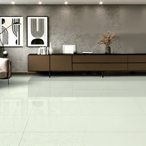 Carreaux de sol en porcelaine brillante StoneArt DOLOMINE 600x1200mm 9mm, couleur crème moderne pour chambre à coucher (S) - Product Image 3