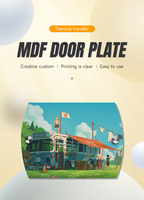 Plaque murale personnalisable en MDF faite à la main pour sublimation, en forme de logo, pour numéro de chambre, idéale pour les cafés et hôtels
