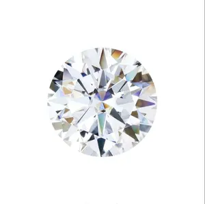 핫 세일 저렴한 가격 1.5-6.5 캐럿 라운드 브릴리언트 랩 성장 다이아몬드 HPHT CVD 천연 라운드 브릴리언트 다이아몬드