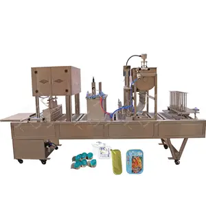 cup juice filling and sealing machine automatic plastic cup filling sealing machine