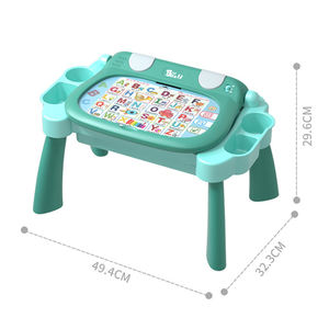 Mainan pusat meja sentuh dan belajar anak-anak, mainan Piano Keyboard menggambar meja belajar untuk anak-anak 3 in 1 - Product Image 6