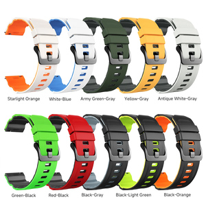 Correa de Reloj de Silicona de 22 mm para Huawei Watch GT6Pro GT6/GT4 5 4 <span class=keywords><strong>3</strong></span> 46 mm, Correa Deportiva Transpirable para <span class=keywords><strong>Amazfit</strong></span> Balance 2/<span class=keywords><strong>Bip</strong></span> 6 5 - Product Image 4