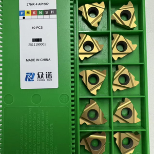 Plaquettes de taraudage indexables revêtues 27NR - Outil de haute performance pour l'usinage et le tournage de filetages 27NR Norme ISO 27NR Conforme aux normes internationales - Product Image 2