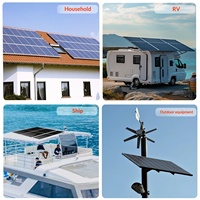 Panneau solaire portable pliable 30W-400W, chargeur solaire pour le camping, sac panneau solaire photovoltaïque extérieur