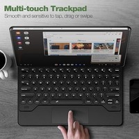 Casing Keyboard Tablet USB Type-C Nirkabel Magnetik Mekanik RGB Backlit yang Dapat Diprogram untuk Tab S10 Floating