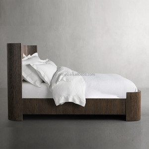 Chất Lượng Cao Rắn Sồi Khung Giường Reed Được Thiết Kế Hiện Đại Phong Cách Pháp Cho Phòng Ngủ Đôi Hoặc Nữ Hoàng Kích Thước Cho Nhà Sử Dụng - Product Image 3