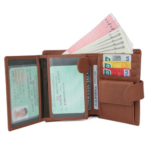 Boshiho RFID Genuine Leather <b>Wallet</b> Credit Card <b>Holder</b> for Men - Product Image 6