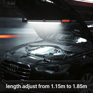 Lampe de travail portable 1800LM pour dessous de capot, longueur réglable de 115 à 185 cm, pliable pour la réparation automobile - Product Image 2