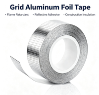 Ruban adhésif en aluminium perforé, ruban adhésif réfléchissant ignifuge pour l'isolation des constructions