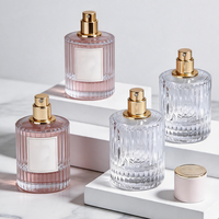 Flacon pulvérisateur en verre de luxe 20/50 ml avec logo personnalisé, hermétique et anti-fuite, pour cosmétiques, soins de la peau, recharge et voyage