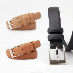 Klassischer Einfarbiger PU-Ledergürtel für Damen - Verstellbarer Dornschließen-Gürtel für Freizeit- und Formelle Anlässe - Product Image 3