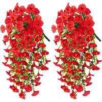 Hete Aanbieding Kleurrijke Real Touch Kunstmatige Morning Glory Bloemdecoratie Handgemaakt Afstuderen Thanksgiving Pasen Kerstmis Huisdecoratie