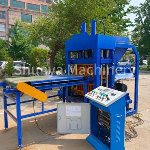 เครื่องจักรผลิตอิฐบล็อกดินเหนียวแบบประสานอัตโนมัติ ไฮดรอลิก รุ่น SY4-10 - Product Image 6