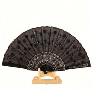 Abanico Plegable de Bambú Personalizado con Técnica de Pintura al Estilo del Arte Folclórico Chino para Regalos Empresariales Tongda Tongda-Fan-P11 - Product Image 1