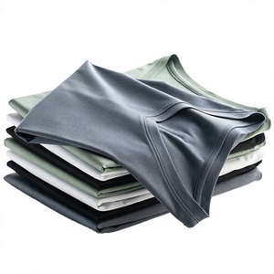T-shirt en jersey uni pour homme, manches courtes, col rond, coupe classique, respirant, décontracté - Product Image 4