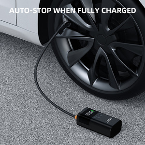 Inflador de Neumáticos Inalámbrico Portátil para Auto, Compresor de Aire Multifuncional de 12V con Pantalla Digital para Uso en Vehículos - Product Image 5