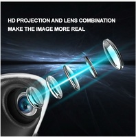 Lampe de projection de spot laser de voiture 5W lumière décorative pour voiture nouveau HD feux d'accueil de voiture pour FORD F150 rétroviseur vente en gros