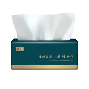 Hot Selling Custom Bathroom 20 Packs Soft Facial Tissue Paper 4 Ply Thickened High End Embossed Facial Tissues