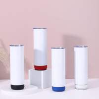 20oz Sublimation Straight Blue Tooth Music Speaker Blanks Tumbler Outdoor Mug Speaker