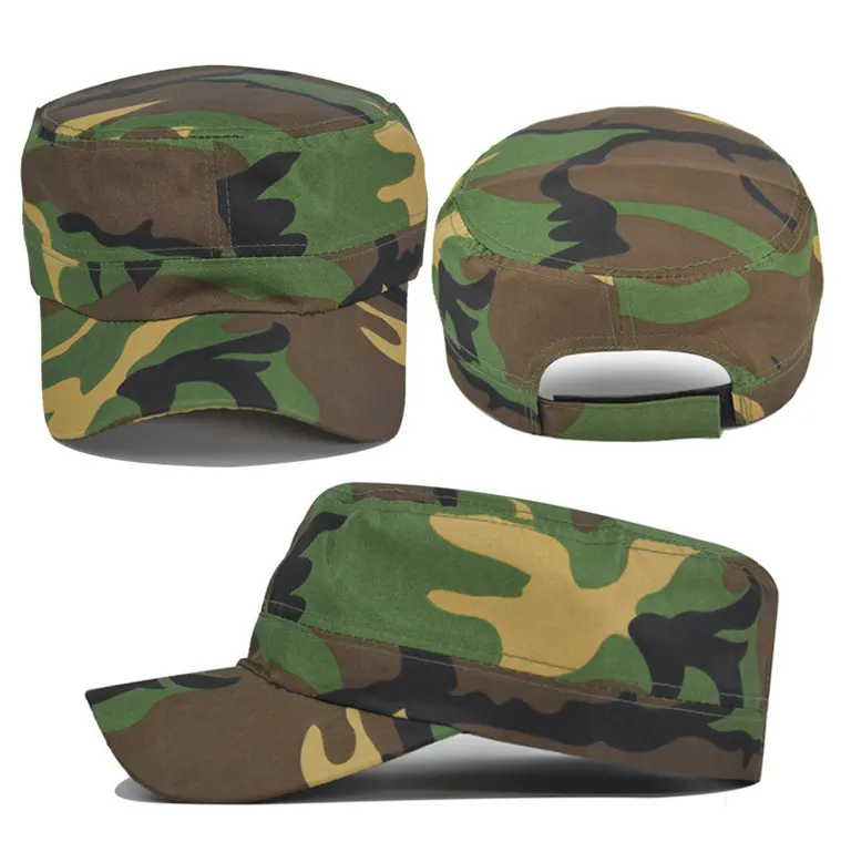 Camo Flat Top Tacticy Hat Caps Tactical Hat