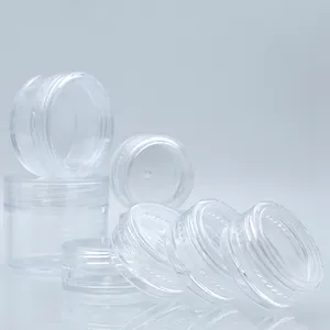 Hete Verkoop 10G 15G 20G 25G 30G 2.5G 3G 5G Mini Plastic Cosmetische Pot Monster Make-Up Containers Voor Oogcrème Lotion