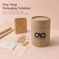 Boîte cylindrique en kraft écologique, tube en carton rond pour bougies, emballage cadeau de luxe avec logo personnalisé
