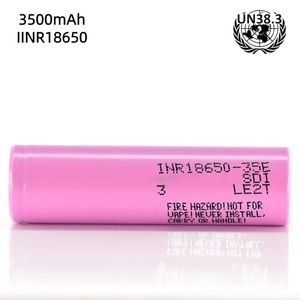Pin Li-ion sạc lại được dung lượng cao chất lượng cao INR18650 35E 3.6V 3500mAh dùng cho lưu trữ năng lượng, chiếu sáng & sạc dự phòng - Product Image 1