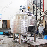 Veste de refroidissement double pour équipement de brassage de bière artisanale, cuve de mashing et de décantation 500L, marque DYE