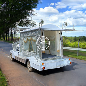 Chariots, limousines et véhicules funéraires : Remorque de cercueil de style européen, type calèche - Product Image 4