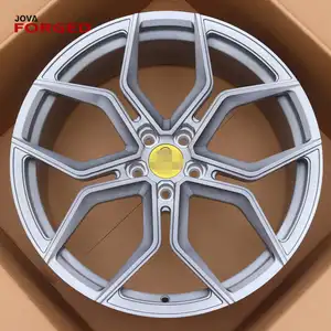 Kustom depan 22x9 belakang 22x11 berat ringan ditempa 6061-T6 roda aluminium untuk modifikasi mobil mewah