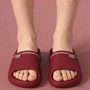 Home <b>Slippers</b> Non Slip Thick Sole EVA Indoor Outdoor For Men Women Red Black - Product Image 4