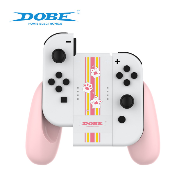 DOBE Factory Direct Supply Newest Pink Charging Grip for Nintendo Switch Joy-Con Game Accessaries
