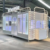 Remorque de vente mobile sur mesure, chariot commercial pour l'affichage de vêtements, salon de beauté, salon de manucure et de coiffure