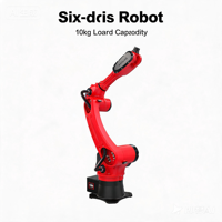 Robot industriel programmable BORUNTE BRTIRUS1510A à 6 axes, charge utile de 10 kg, moteur, manipulateur robotique, chargement de tour CNC