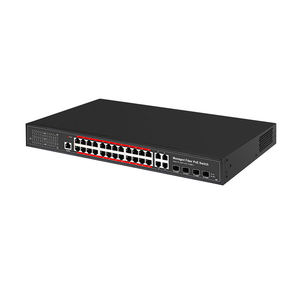S5800WP-24G-4TC-BT 4* SFP+4*(RJ45)+24* พอร์ต PoE+1*พอร์ตคอนโซล+สวิตช์ PoE แบบจัดการได้ L2 สำหรับ FTTX ระบบเครือข่ายไร้สาย Zikun - Product Image 3
