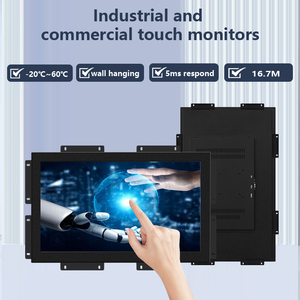 Casing logam tahan air IP65 21.5 inci Panel layar sentuh resistif Industri kasar <span class=keywords><strong>monitor</strong></span> <span class=keywords><strong>LCD</strong></span> TFT Pc untuk tampilan pabrik - Product Image 2