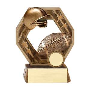 Resina Oro Plata Bronce Lombardi estilo Fútbol Americano Liga trofeo Club premios - Product Image 5