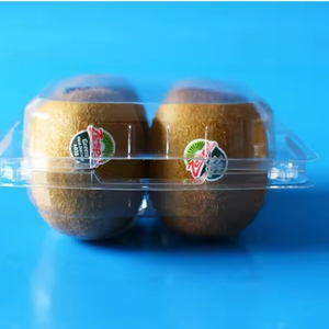 Caja de Embalaje de Fruta Fresca Tipo Concha para Kiwi, Material PET Reciclable, 4 Piezas, Exportación desde EE. UU. - Product Image 2