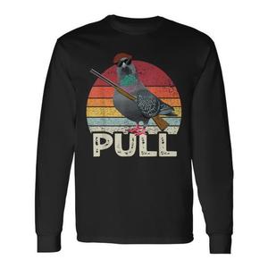 T-shirt à manches longues pour homme pour le tir au clay, le tir au pigeon, le tir au trap – Vêtements promotionnels - Product Image 1