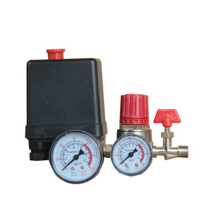 Air Compressor Switch <b>Bracket</b> Four Hole Assembly With Pressure Regulator And Gauge Pneumatic Parts - Product Image 3