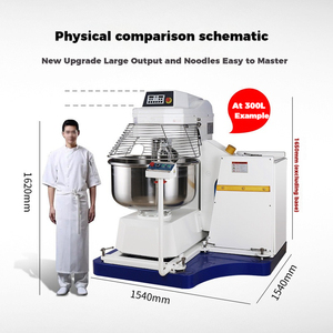 Mezcladora de Masa Hidráulica Inclinable de Agitación Rápida Green Time-Saving, Esencial para Uso en Fábricas, para Trigo, Maíz, Leche, Nueces e Ingredientes - Product Image 6