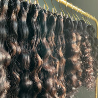 Extensions de cheveux naturels indiens bouclés Remy, 100 % cheveux humains non traités
