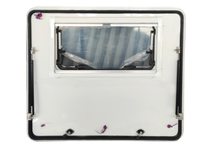 Nouvelle porte d'accès pour caravane/<span class=keywords><strong>camping</strong></span>-<span class=keywords><strong>car</strong></span> de marque Xuhe, cadre en aluminium personnalisé, blanc, moderne, avec <span class=keywords><strong>fenêtre</strong></span> ouvrable - Product Image 6