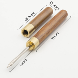 <strong>Ice</strong> Pick Stainless Steel Wooden Handle With Cover for Kitchen, Bars, <strong>Bartender</strong> - Product Image 4