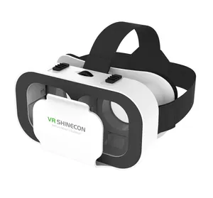 VR SHINECON Virtual Reality Headset with FOV 85 Degrees Compatible 4.7-6 inch Mini Lightweight VR Glasses for Kids