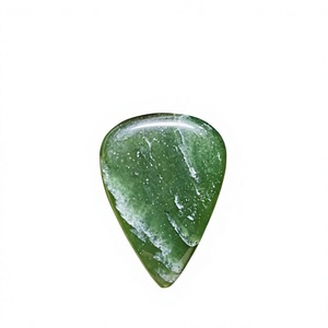 FAIJAN GEMS Cabujón de Serpentina Verde Natural para Envolver con Alambre, Forma de Pera, Cristales Curativos para Joyería, Tercera Parte - Product Image 1