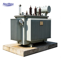 SinoShine Harga Terjangkau S11 100% Tembaga Transformator Daya Berpendingin Minyak 30kVA Transformator Distribusi Pasokan Pabrik.