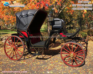 Chariot Royal à Chevaux Landua, Buggy Indien pour Mariages et Événements Touristiques, Léger, en Métal et Bois, Taille Personnalisée - Product Image 5