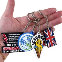 Mignon écossais Highland vache porte-clés PVC Highland vache voiture accessoires porte-clés pour hommes femmes enfants