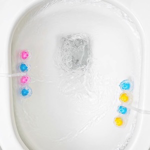 Bola de limpieza de inodoro redonda con olor colgante, bola desodorante para limpiador de inodoro - Product Image 4